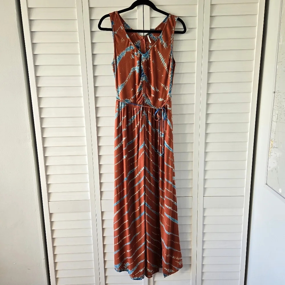 Young Fabulous & Broke Red and White Maxi Dress